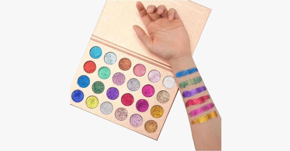 Hjemix | Glam & Glitter Øyenskyggepalett