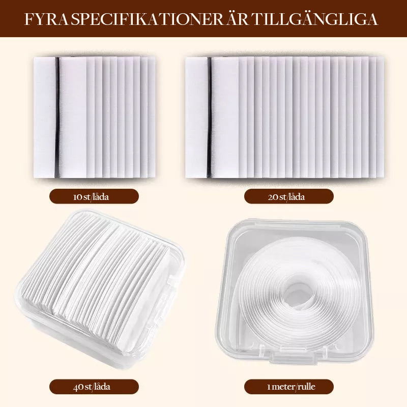 Hjemix | Gjenbrukbare Selvheftende Vipper