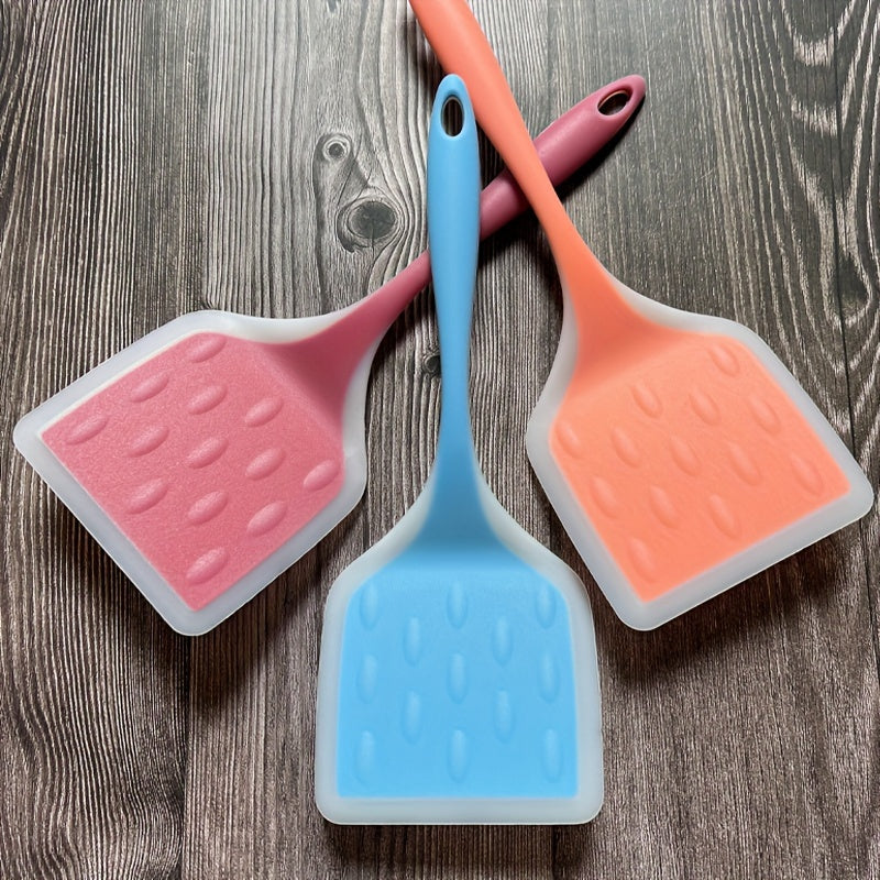 Hjemix | Ekstra Stort Silikon Spatel Sett – Non-stick, Varmebestandig & Ergonomisk for Enkel Løsning av Mat, Perfekt for Matlaging & Baking