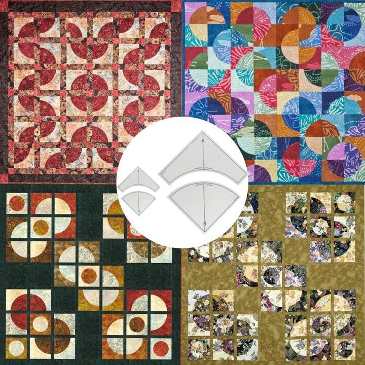 Hjemix | Quick Curve Quilt Malsett