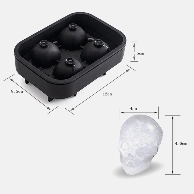 Hjemix | 3D Hodeskalle Isbitform