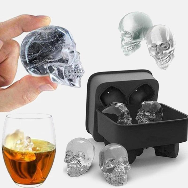 Hjemix | 3D Hodeskalle Isbitform