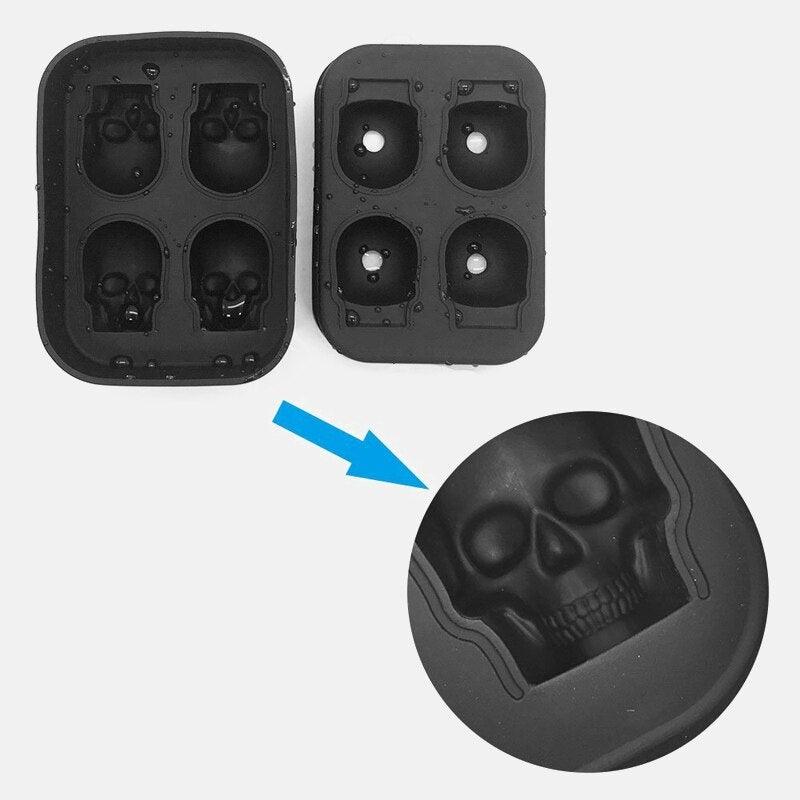 Hjemix | 3D Hodeskalle Isbitform