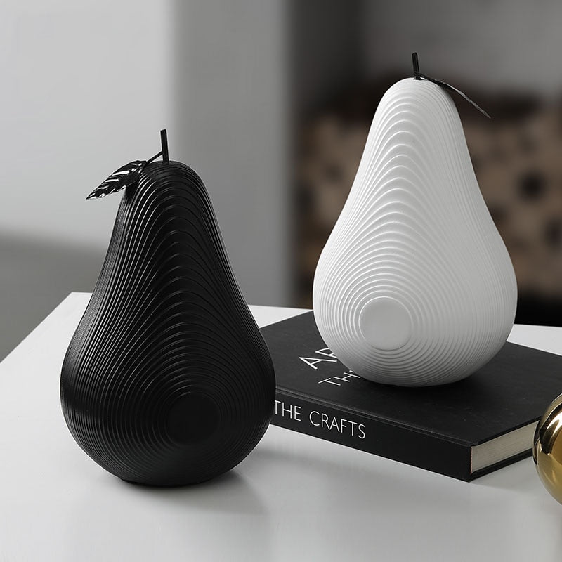 Hjemix | Tekstur Frukt Eple & Pære Skulptur