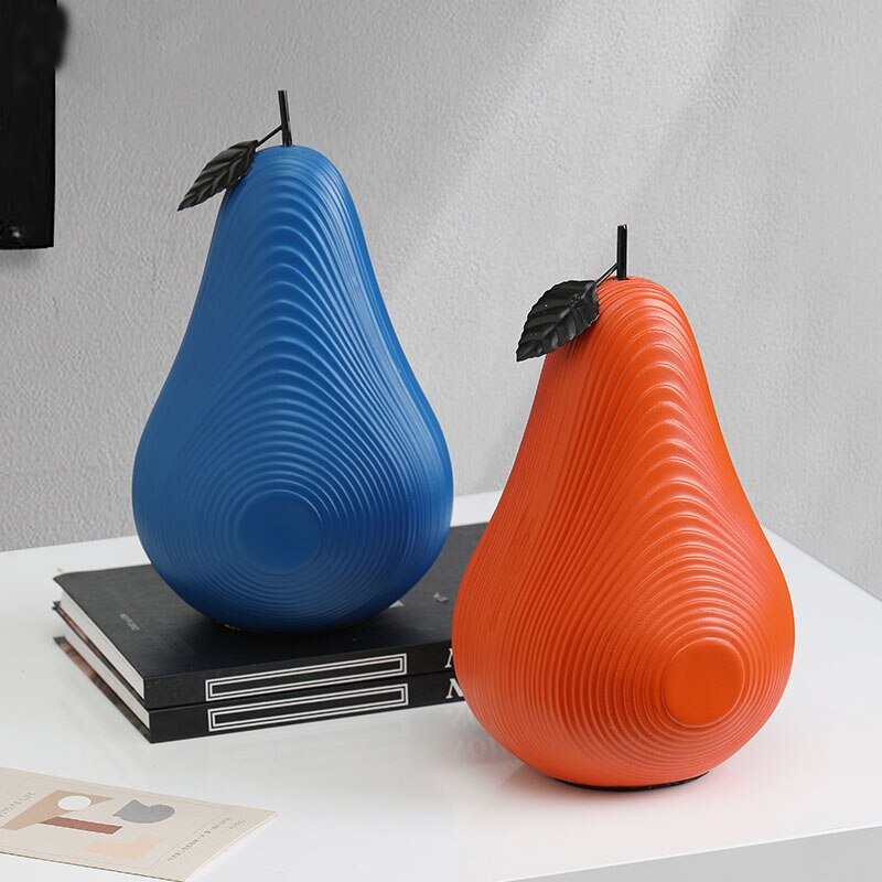 Hjemix | Tekstur Frukt Eple & Pære Skulptur