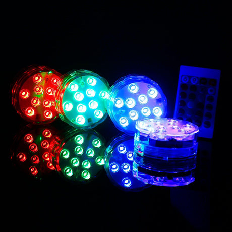 Hjemix | 4-Delt: Vanntette RGB LED Lyskastere