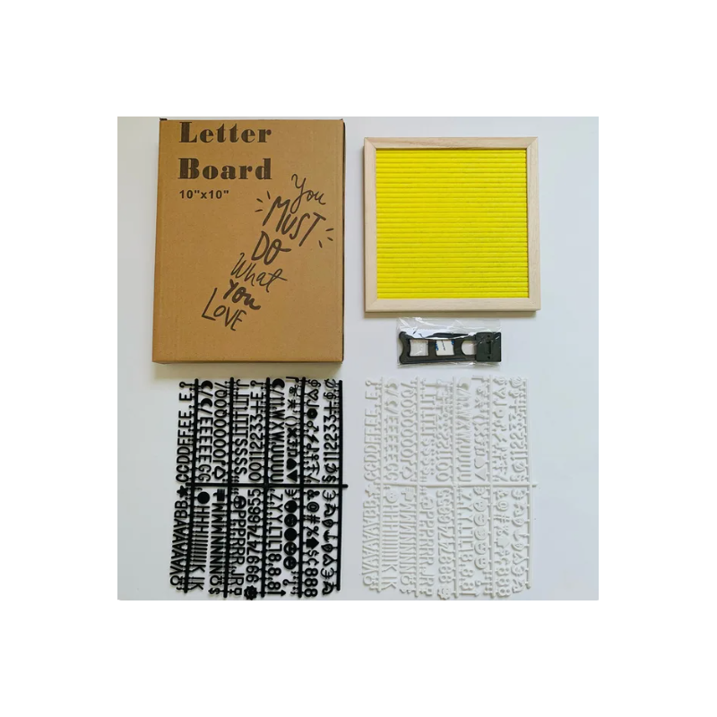 Hjemix | Filt Bokstavsmeldingsbrett