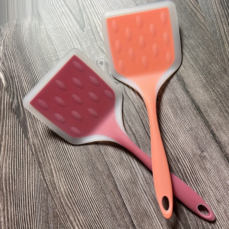 Hjemix | Ekstra Stort Silikon Spatel Sett – Non-stick, Varmebestandig & Ergonomisk for Enkel Løsning av Mat, Perfekt for Matlaging & Baking