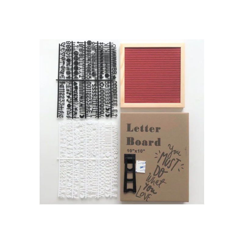 Hjemix | Filt Bokstavsmeldingsbrett