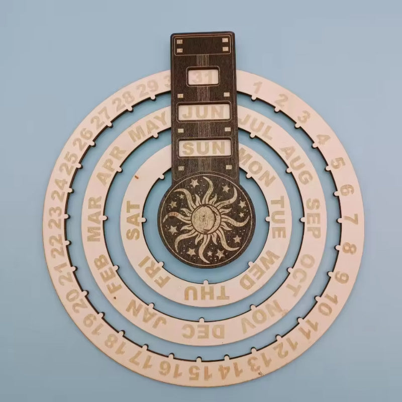 Hjemix | Tre Rotasjons Sirkulær Perpetuell Kalender