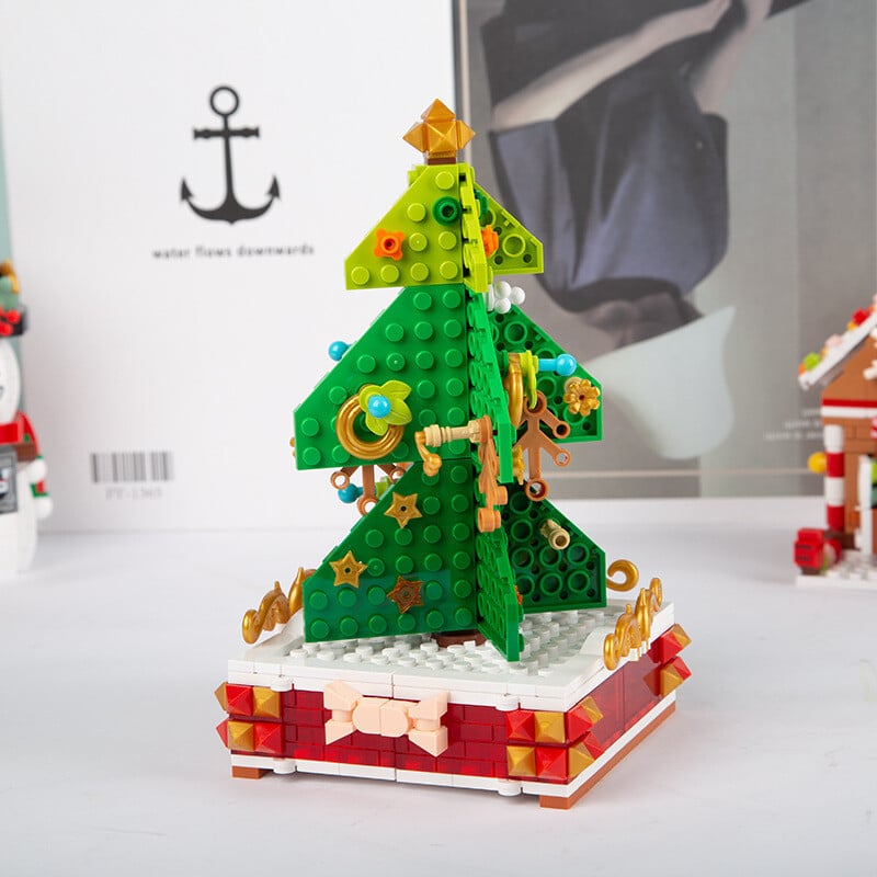 Hjemix | 360 PCS Musikkboks Juletre Byggeklosser