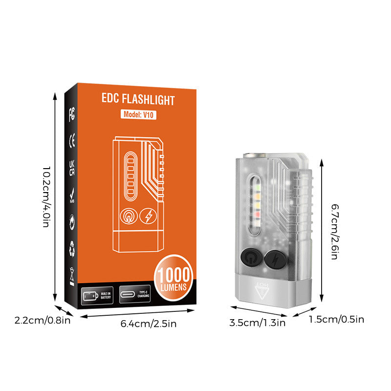 Hjemix | V10 Mini Bærbar Lommelykt