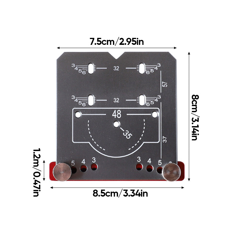 Hjemix | 35mm Hengsel Stans Locator