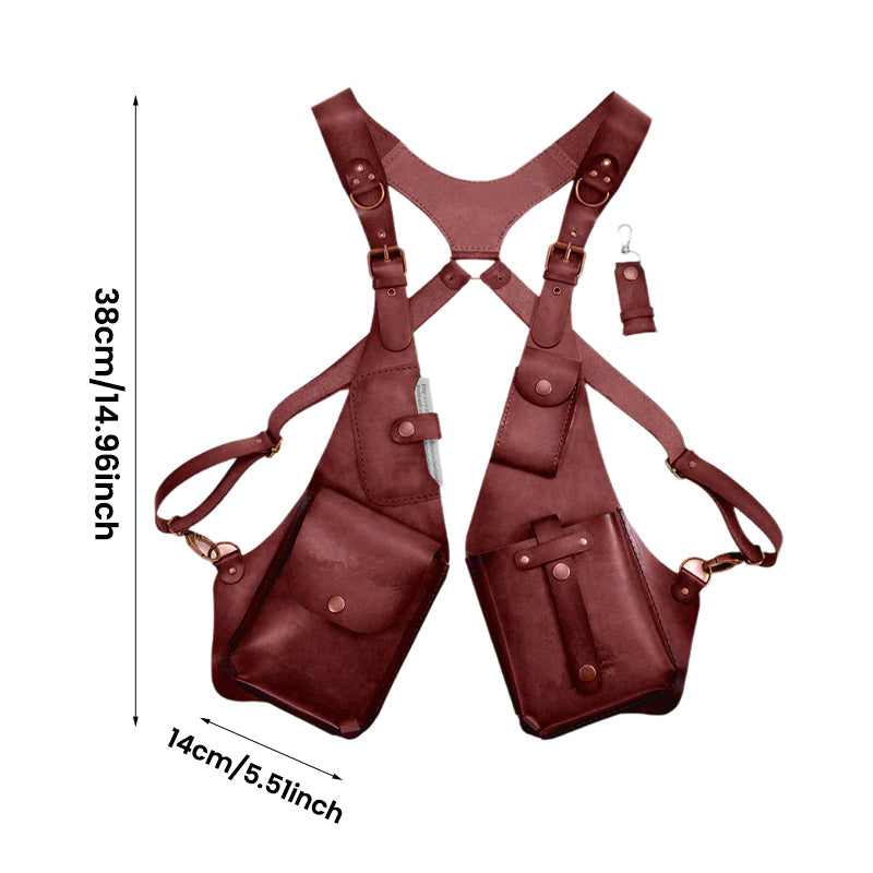 Hjemix | Medieval Steampunk Retro Skulderveske med Skulderrem