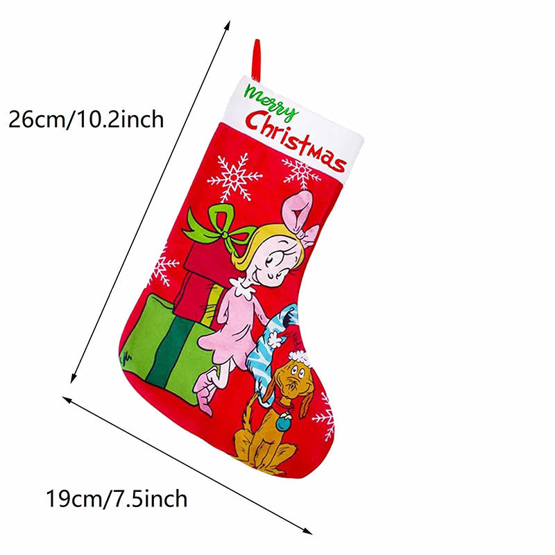 Hjemix | Grønn julestrømpe juledekorasjoner