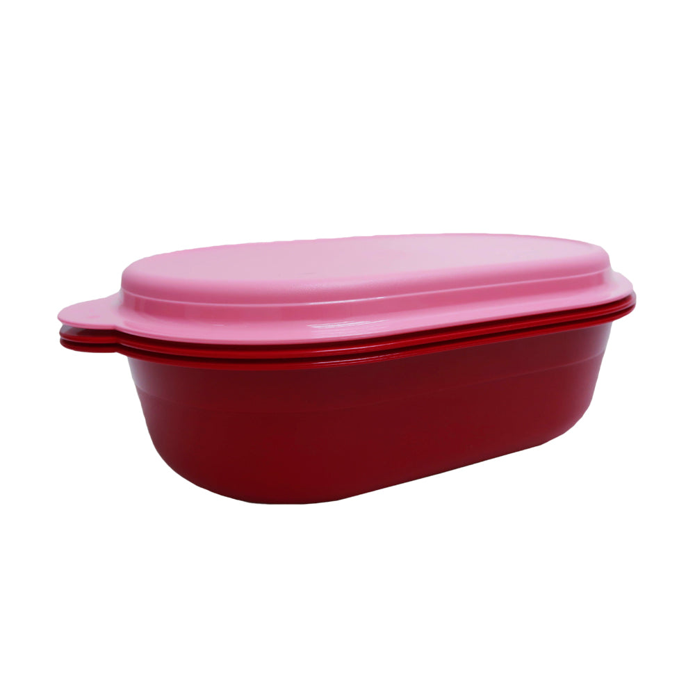 Hjemix | Tupperware Oval Server med Sil 2.0L
