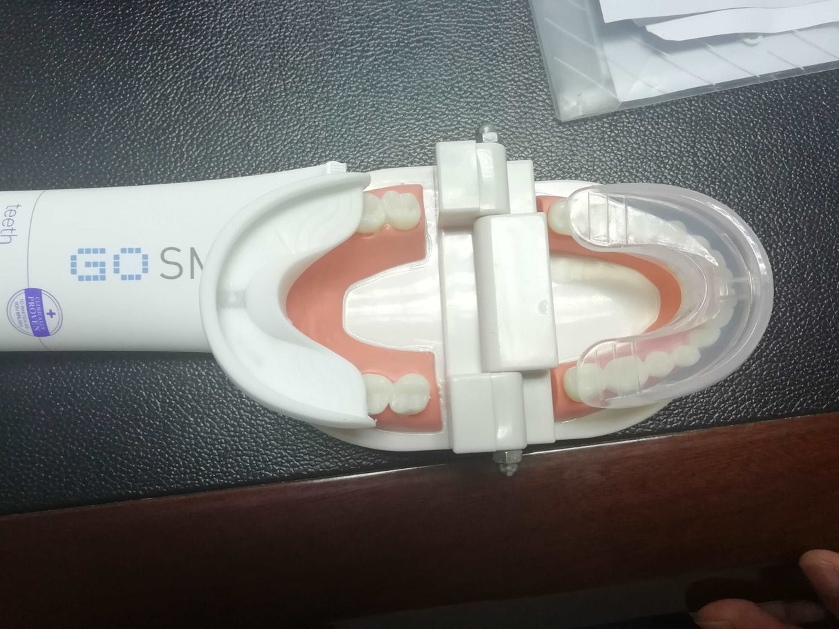 Hjemix | Tannbørste Dobbeltsidig Elektrisk Vanntett LED USB *NY