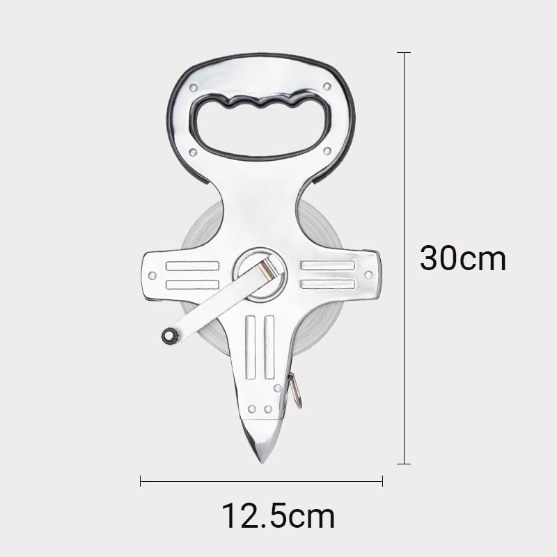 Hjemix | Bærbar metrisk stålramme rullemeter