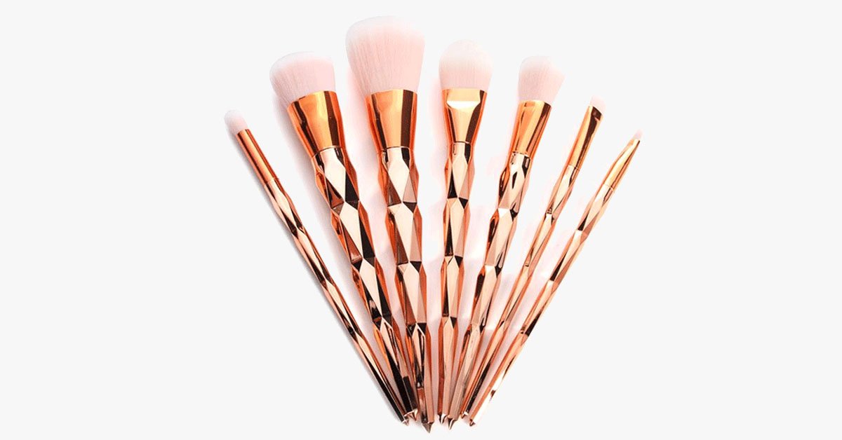 Hjemix | Gull Juvel Havfrue Pinselsett