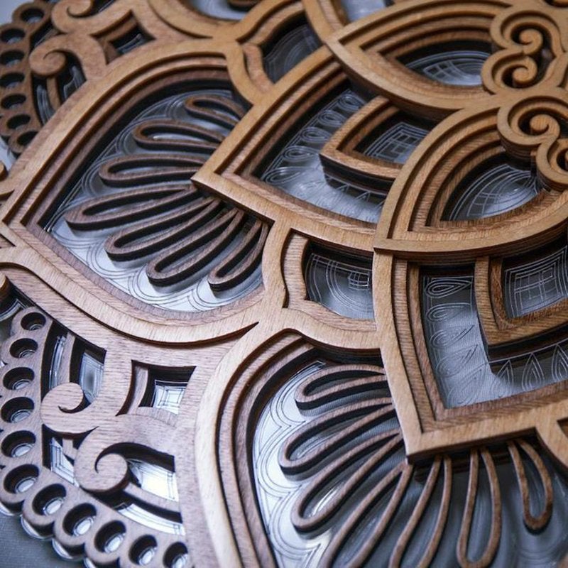 Hjemix | Mandala Yoga Rom Nattlys LED