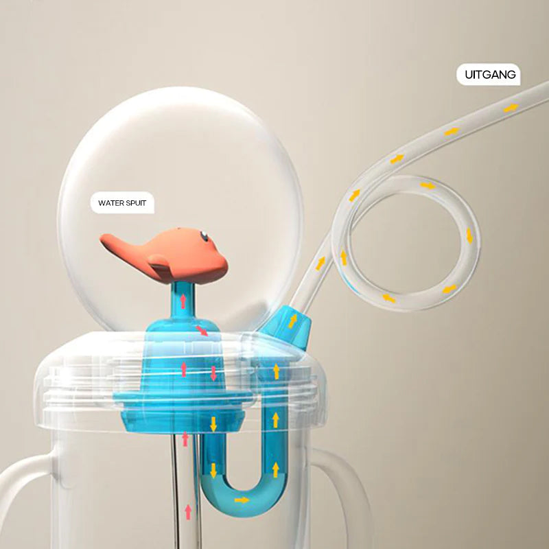 Hjemix | Baby Drikkekopp Med Hval Tut