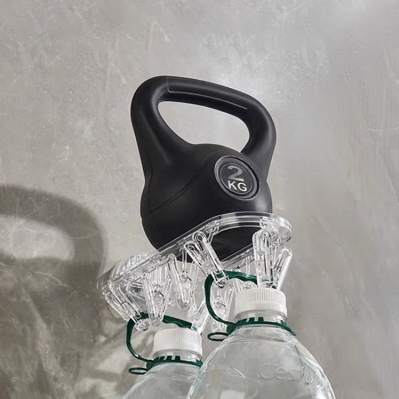 Hjemix | Sugkop sammenleggbart klesstativ med klips