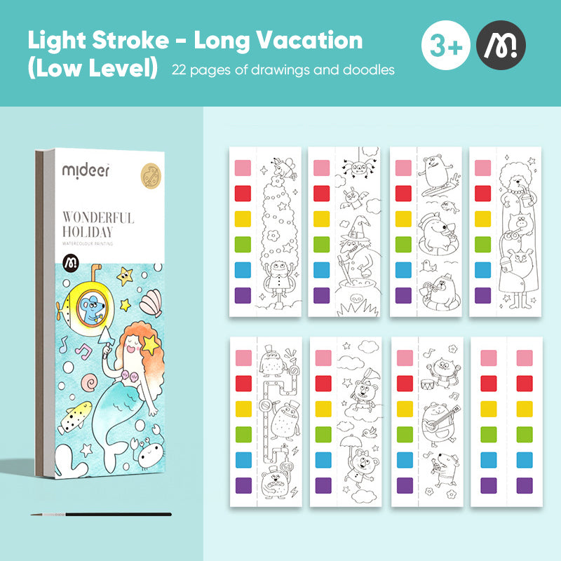 Hjemix | Lomme akvarellmalebok