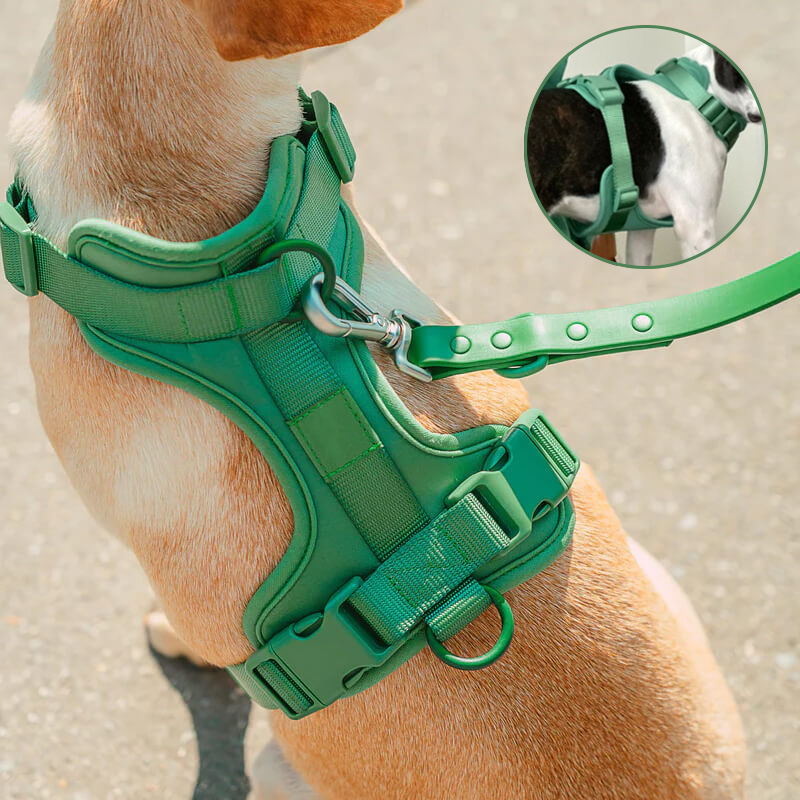 Hjemix | Adjustable Dog Vest Harness with 3 Leash Clips