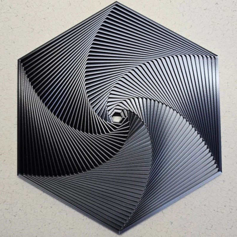 Hjemix | 3D-trykt Fractal Fidget Hexagon