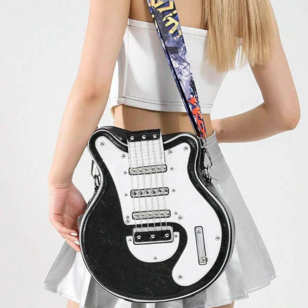 Hjemix | Hev stilen din med Rockstar gitarveske skulderveske chic