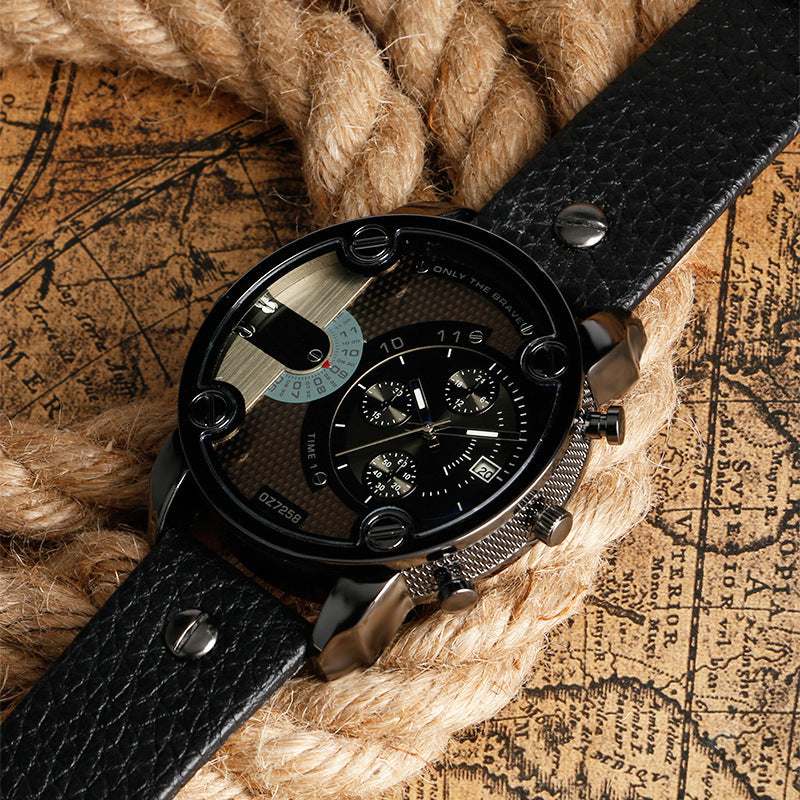 Hjemix | Men’s Fashion Stor Ur Stil Stål Armbånd Klokke