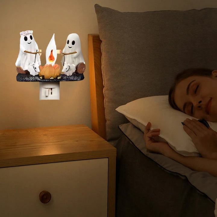 Hjemix | 👻 Spøkelseshbål med flakkende nattlys 🎃 ❤️🔥