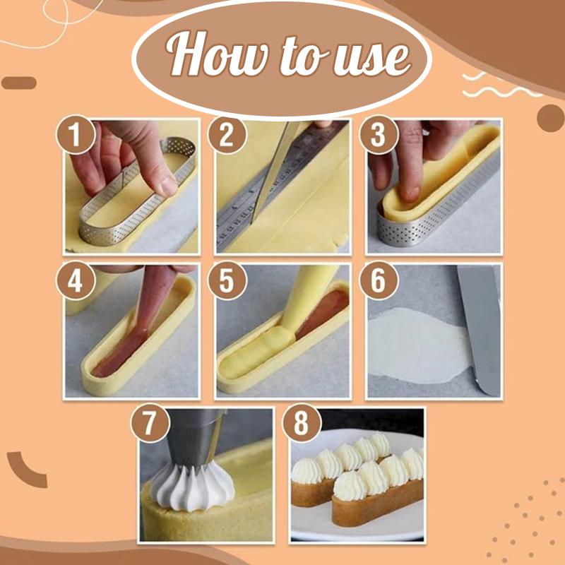 Hjemix | Oval Tart Ring Bakeform