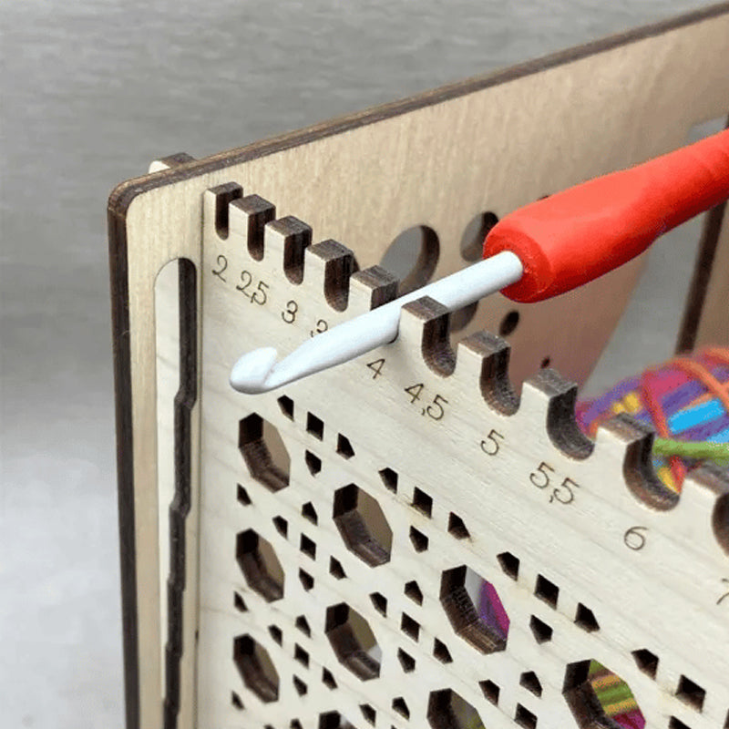 Hjemix | Alt-i-ett Tre Garnbolle - Multifunksjonelt Strikkverktøy