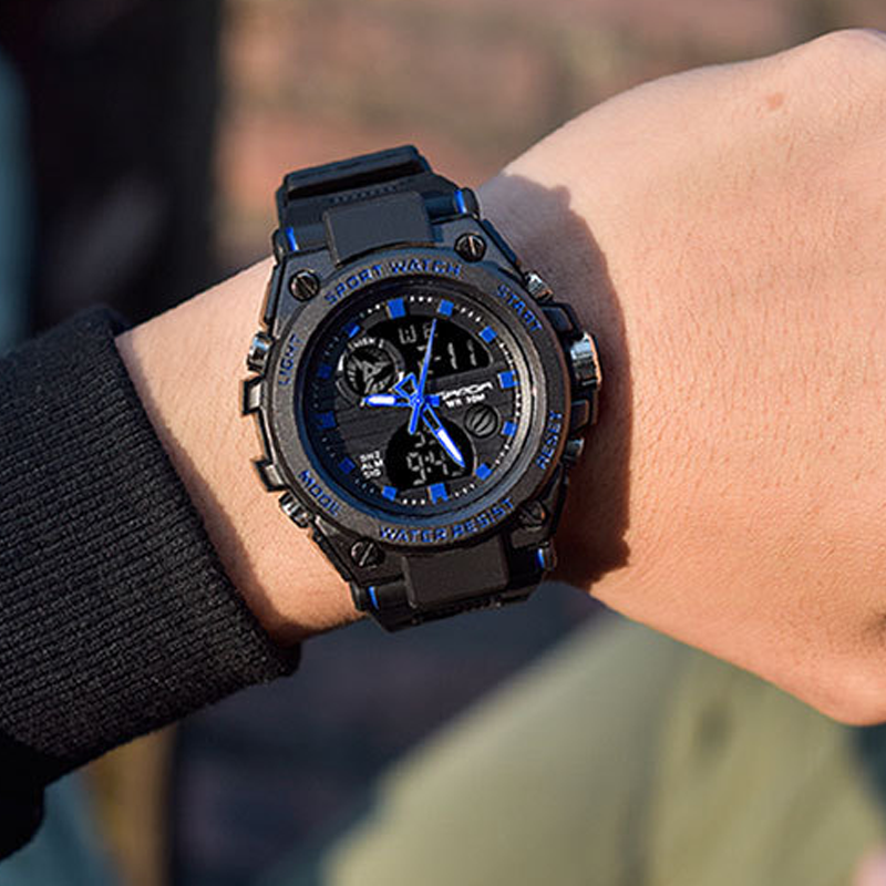 Hjemix | Menns dobbel funksjon vanntett lysende klokke