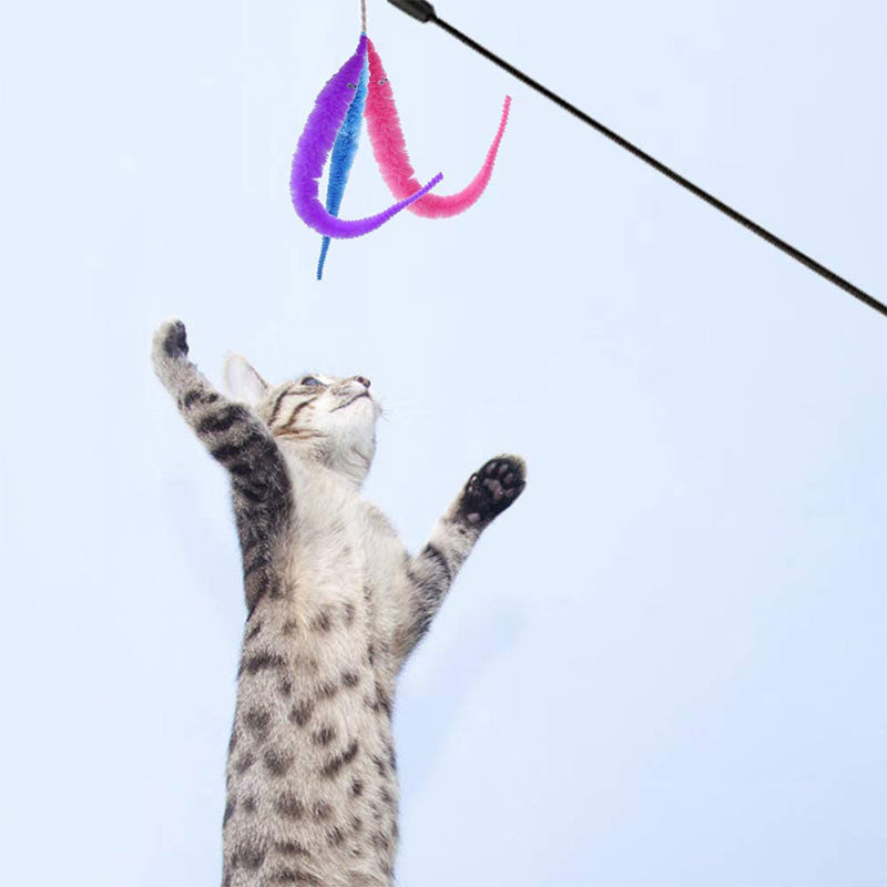 Hjemix | Twisty Fuzzy Worm Toys