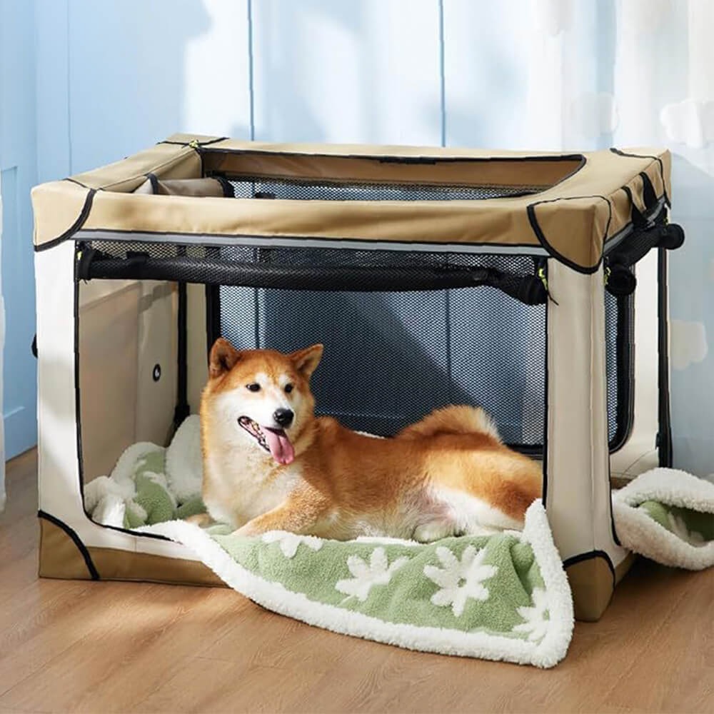 Hjemix | Flocket Vanntett Multi-Funksjonell Sherpa Hundeteppe