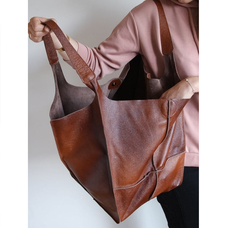 Hjemix | Oversized skinn helgevotter til kvinner