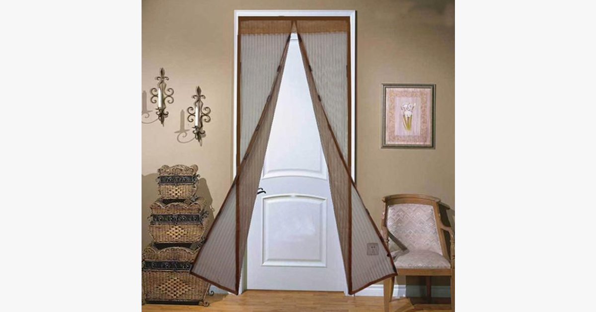 Hjemix | Magnetisk Mesh Insektbeskyttelsesdør - Din ultimate beskyttelse mot insekter denne sommeren!