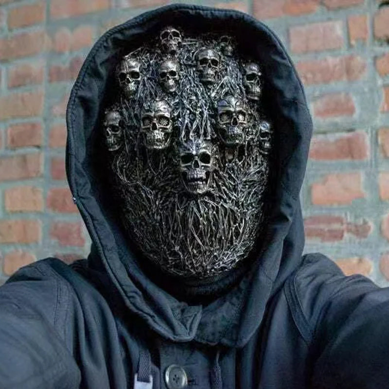 Hjemix | Halloween ny Steam Skull Punk Maske