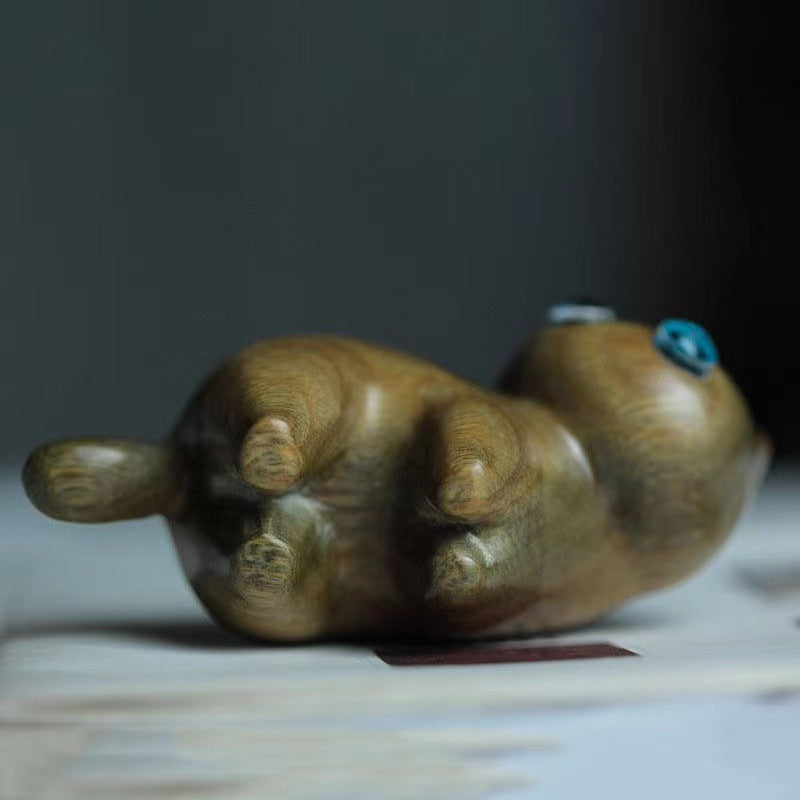 Hjemix | Sandalwood håndlaget tre katt