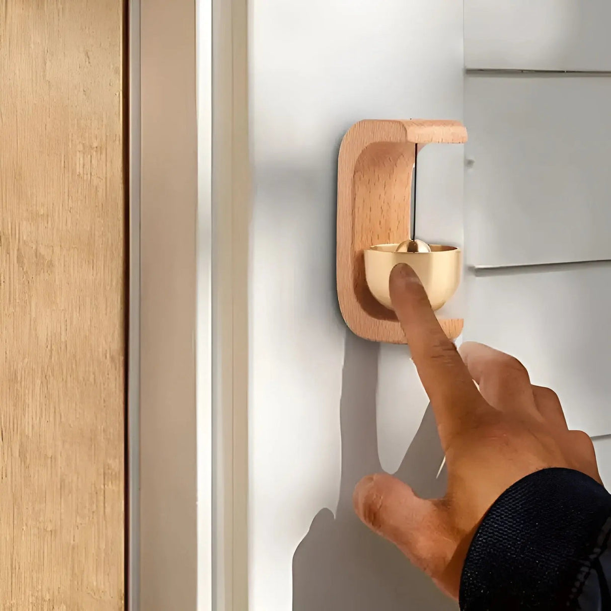 Hjemix | Dørklokker - Melodisk - Dekorativt tre - Japansk stil - Sangskålklokke