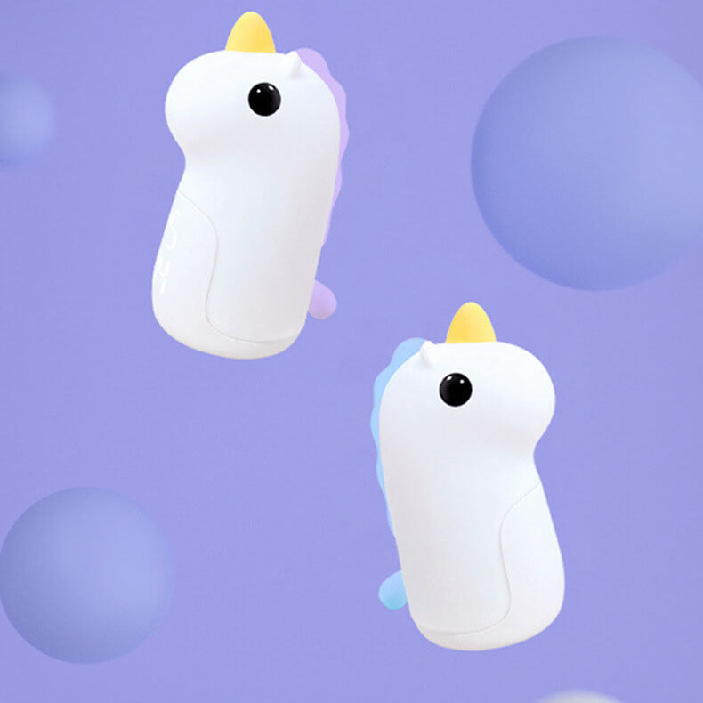 Hjemix | Unilora DreamLight Vekkerklokke | Enhjørning Design | Timer & LED Nattlampe | Barnerom Dekor