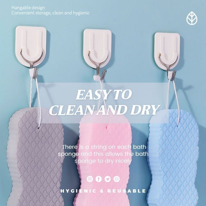 Hjemix | Super Soft Eksfolierende Badsvamp