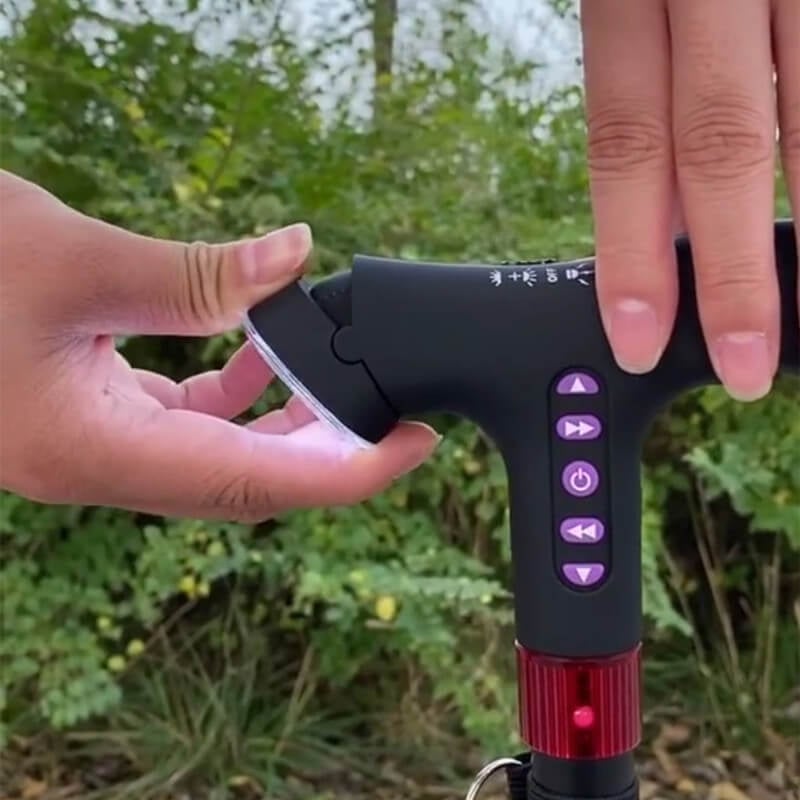 Hjemix | Smart Gåstokk Med Automatisk Alarm Når Eldre Faller Nede