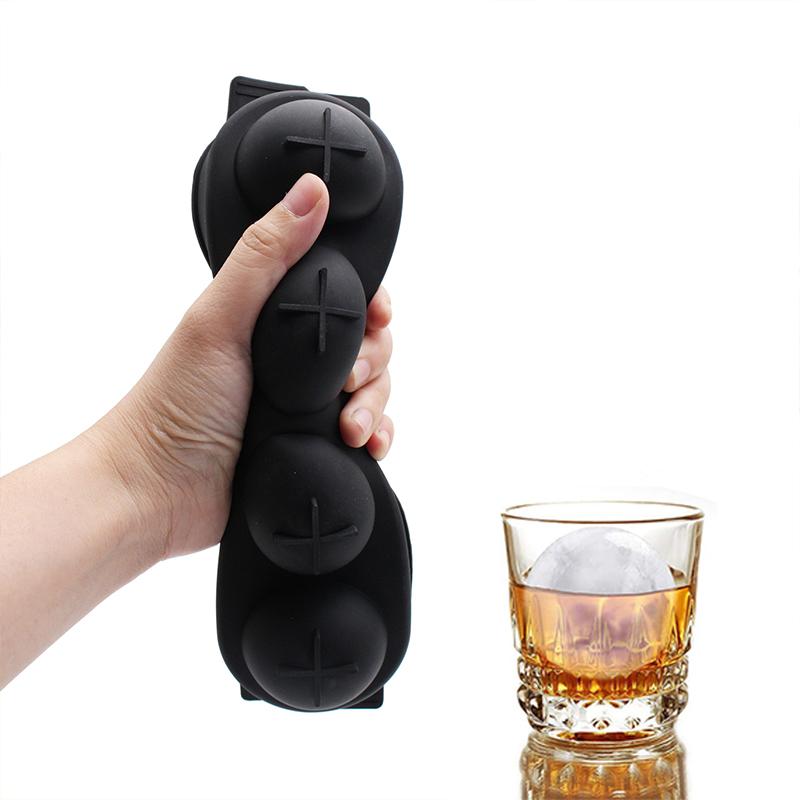 Hjemix | Silikon 4-kule iskremform