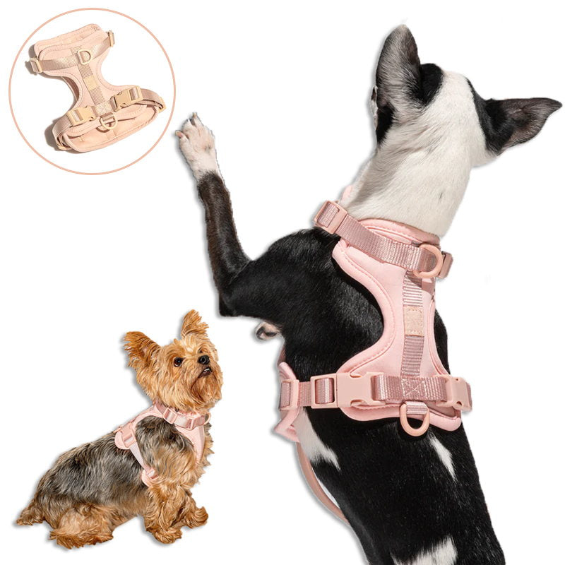 Hjemix | Adjustable Dog Vest Harness with 3 Leash Clips