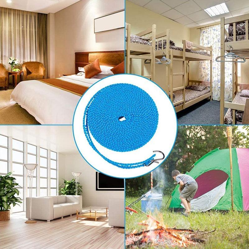 Hjemix | Bærbar klessnor for innendørs og utendørs