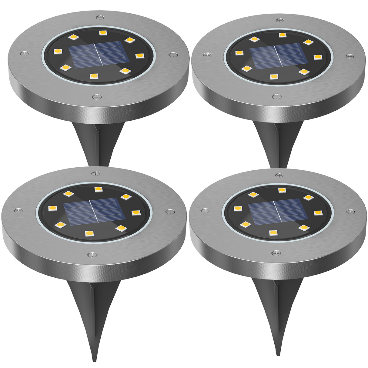 Hjemix | Værbestandige oppladbare solpanel lamper for utendørs bruk