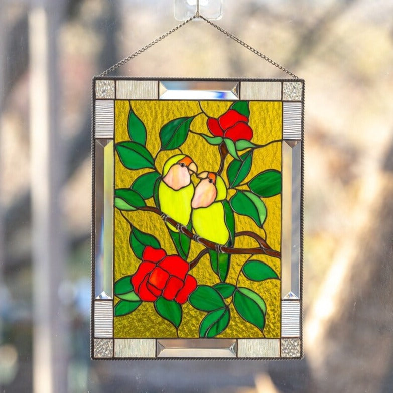 Hjemix | Rektangulær Fugl Pendel Vindusdekorasjon